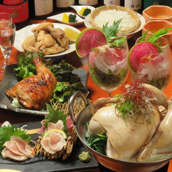 バリエーション豊富な「コース」を各種ご用意。ご宴会にも！