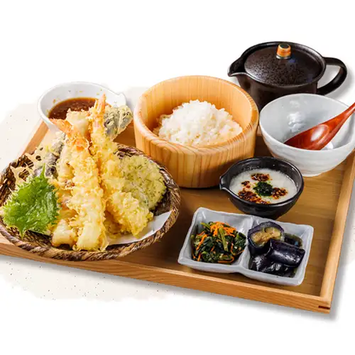 天ぷら定食(もり盛り)