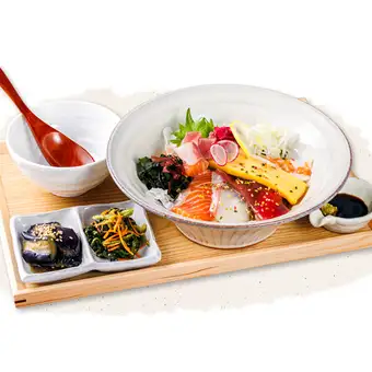 彩り海鮮丼