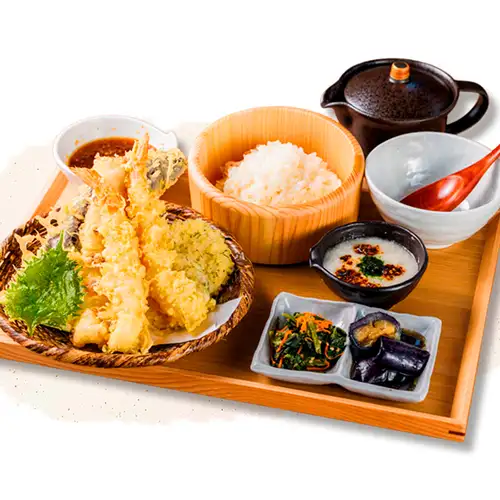 Tempura set meal (large portion)