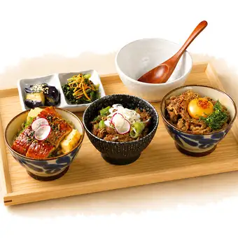 와규 쇠고기 & 쇠고기 탄 & 우나타마 3종동 세트