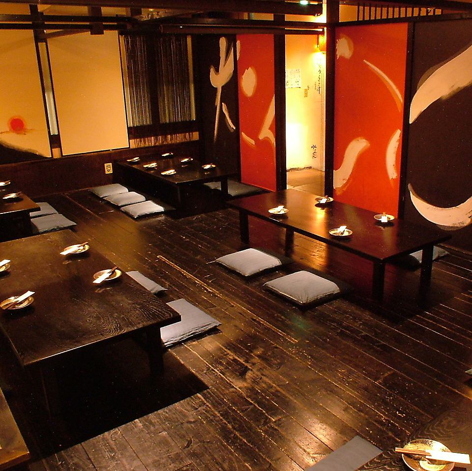 A tatami room that can hold banquets for up to 52 people!
