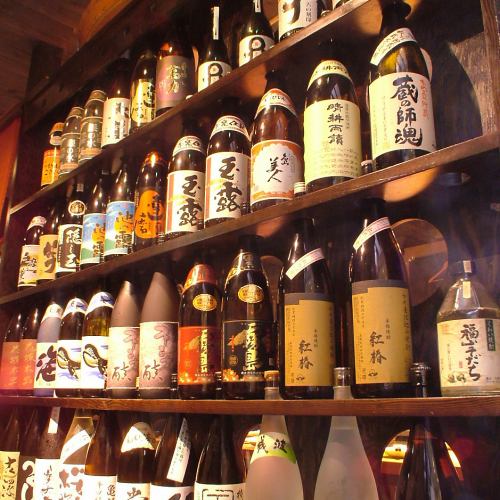 Carefully selected local sake!