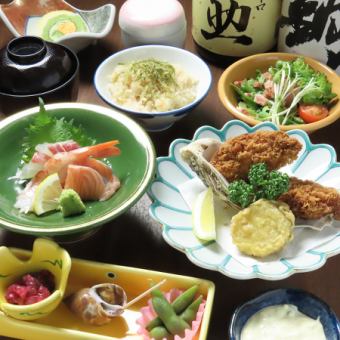 旬の食材を職人が振る舞う…初夏のコース5500円(+1650円120分飲み放題付けれます)