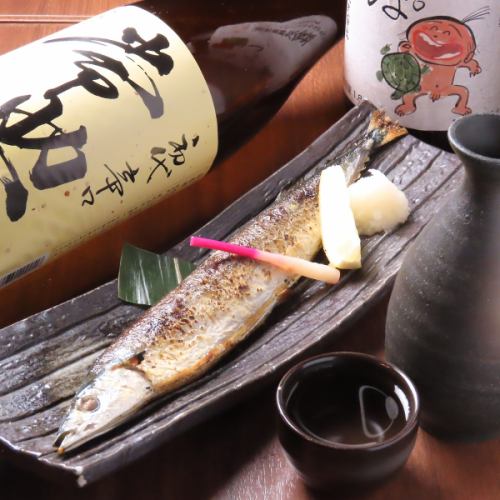 秋刀魚塩焼き