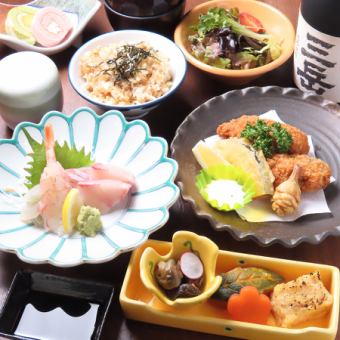 【平日限定】 瀬戸内冬のコース4000円(税込)＋1500円(税込)90分飲み放題を付けれます)