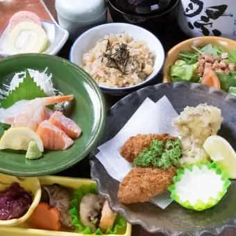 【料理のみ】1人1皿ずつ愉しむ瀬戸内の鮮魚秋のコース4400円(税込)