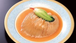 《The Premium Menu》Braised shark fin with oyster sauce flavor (1 medium piece)