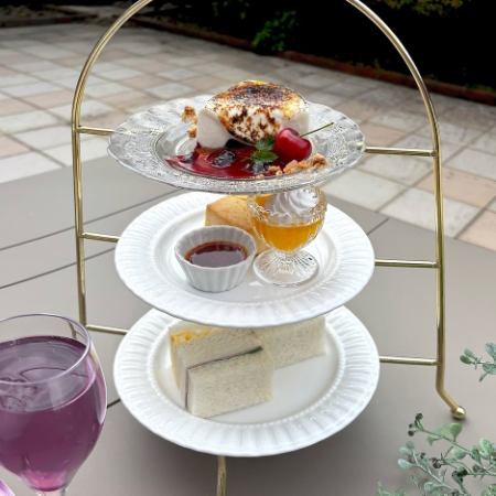 　6月アフタヌーン【アメリカンチェリーのブリュレチーズケーキ】当日注文OK