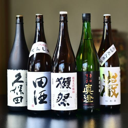 魚に合う日本酒を用意