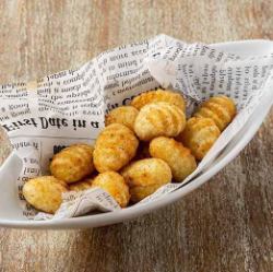 香辣炸土豆丸子