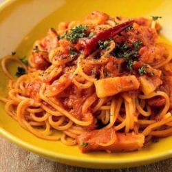 培根洋葱辣味笔管面