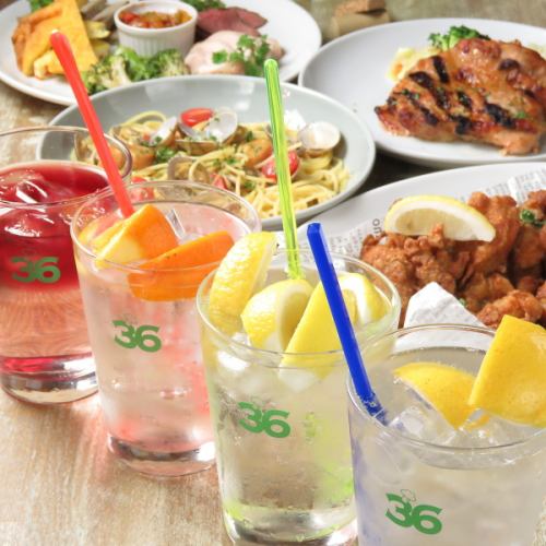 ワイン、ハイボール、カクテル、ビールなどドリンクは、豊富に取りそろえ!!