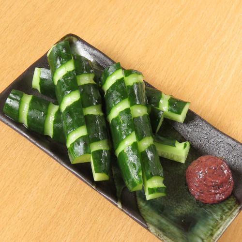 热毛豆/梅子黄瓜/味噌黄瓜