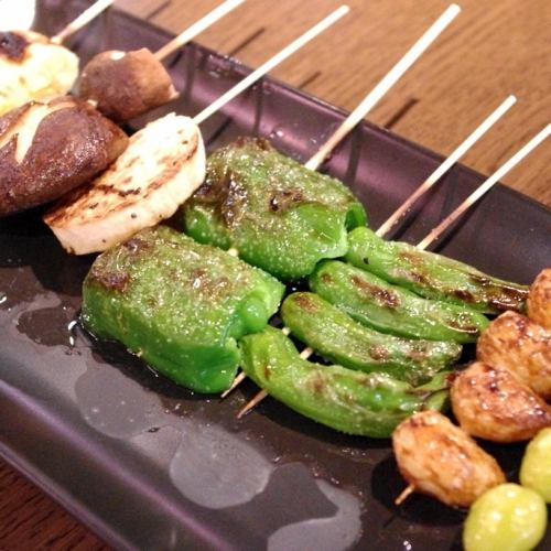 甜椒/青椒（时令）/白洋葱/大蒜/香菇/山药/银杏（时令）
