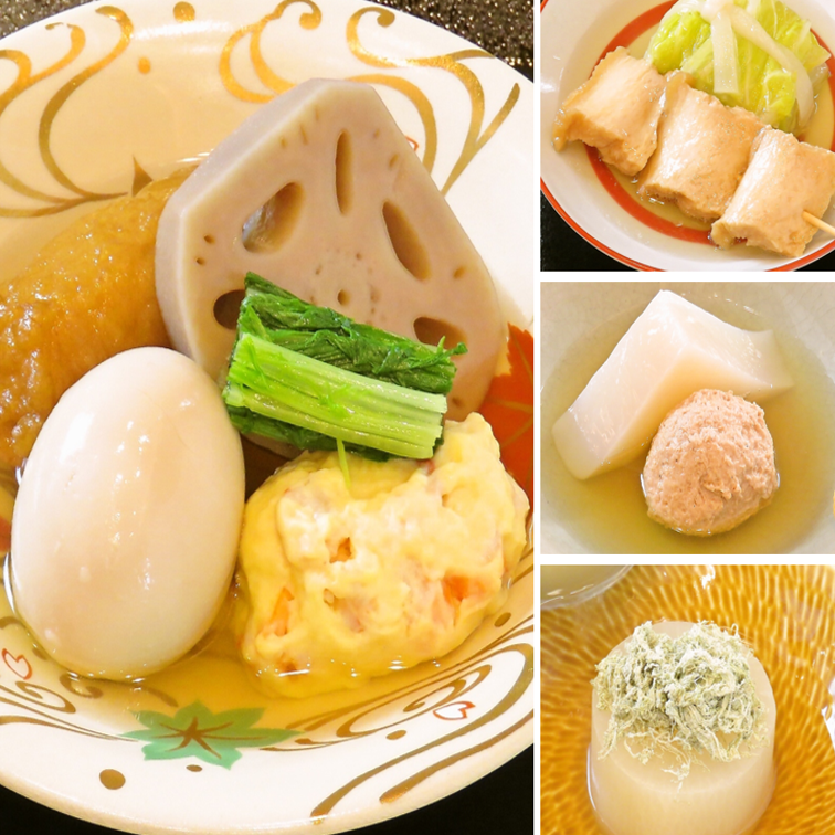 ~ 时令日本料理和关西风格的关西煮。搭配时令清酒~