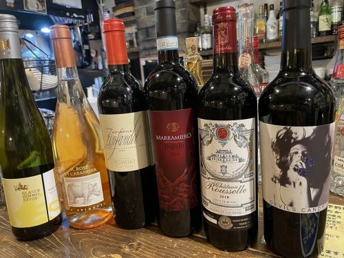 A wide selection of delicious wines