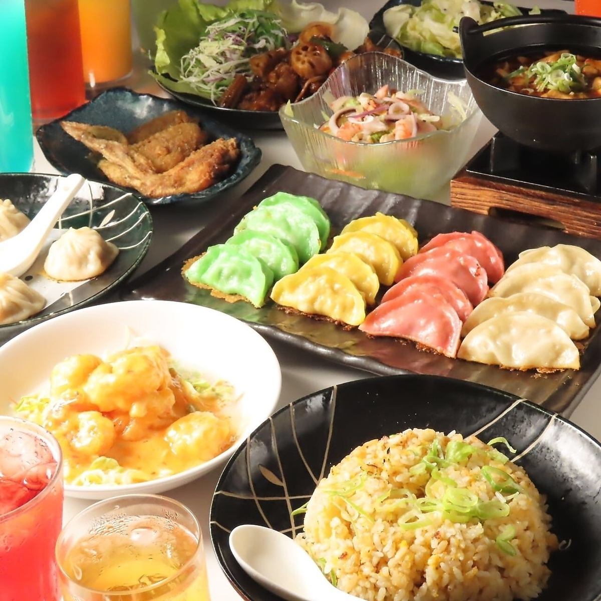 餃子のハハでは新コースが登場！嬉しい飲み放題付き♪