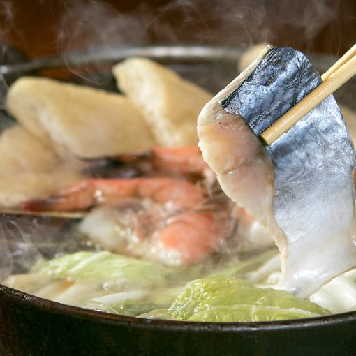 ちゃんこ鍋Bセット（ちゃんこの味は4種類から選べます！味噌or醤油orいか味噌orチゲ風甘辛味噌）