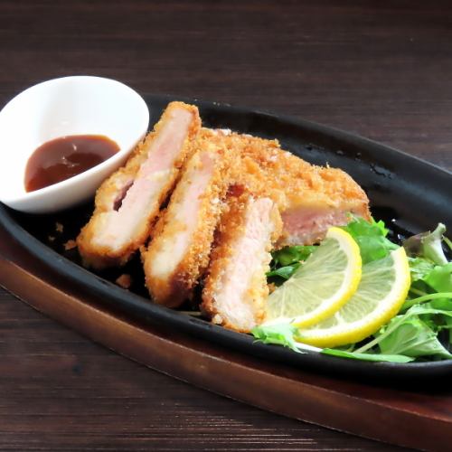 Chicken cutlet demi-glace...all you can eat♪