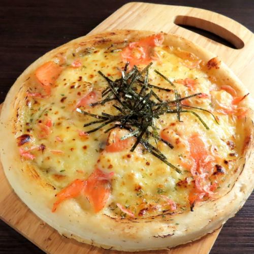Seafood basil pizza...All you can eat♪