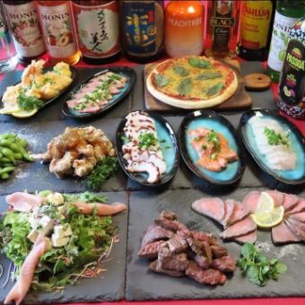 【33人以上赠送3位组织者◎】24种冰淇淋无限量畅吃+9道菜+120分钟【含无限量畅饮】5,000日元