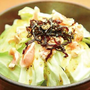 steamed chicken salt cabbage