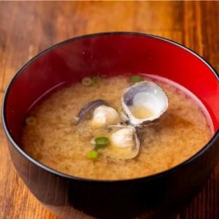 しじみのお味噌汁・あおさのお味噌汁