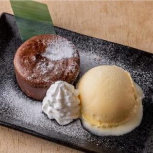 濃厚ショコラ フォンダンショコラ＆バニラアイス