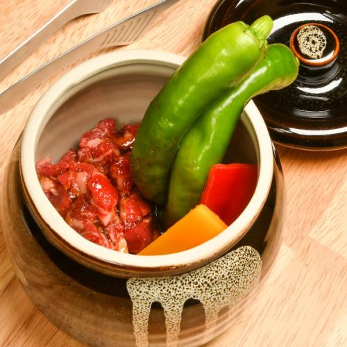 超!数量限定!壺漬けにんにくハラミ