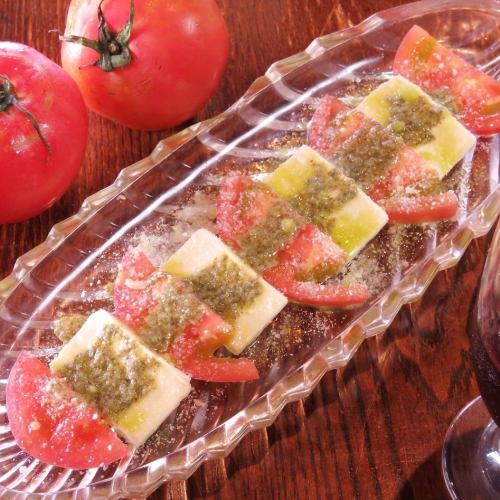 Tomato and cheese caprese