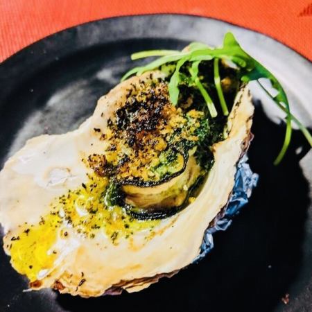 Grilled Noto Oyster Escargot Butter