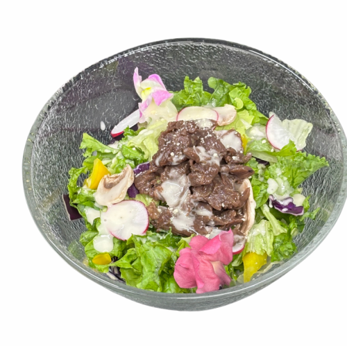 将軍サラダ 和牛とたっぷり彩り野菜