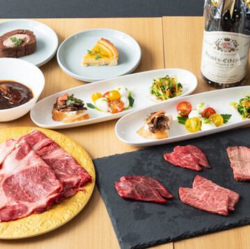 充実した構成で楽しむ贅沢な焼肉フルコース