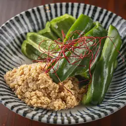 自家製 肉味噌ピーマン