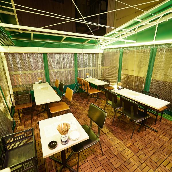 Equipped with terrace seats with a sense of openness! Floor rental is also OK ♪