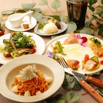 【僅限平日！】5種義大利麵午餐套餐1,500日圓（含稅）