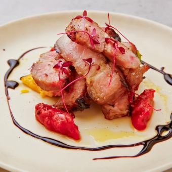 야마토 포크 어깨 로스 원시 시치미 아라비아타