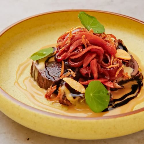 야이즈산 가다랑어 타타키 흰 참깨 발사미코