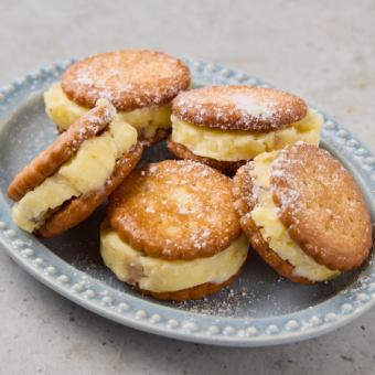 밀레 비스킷 과일 버터 샌드