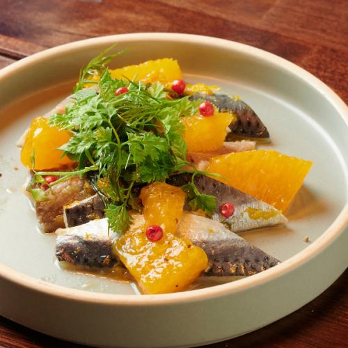 Sardines marinated in orange