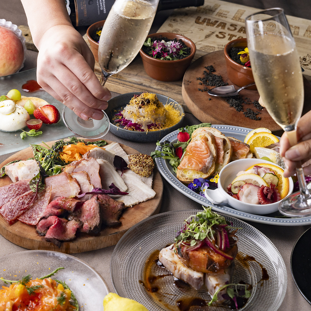 [Maiden Course] A wide selection of our most popular dishes! Includes 2 hours of all-you-can-drink for ¥3500 → ¥3000