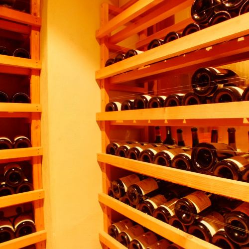 Approximately 400 selected wines