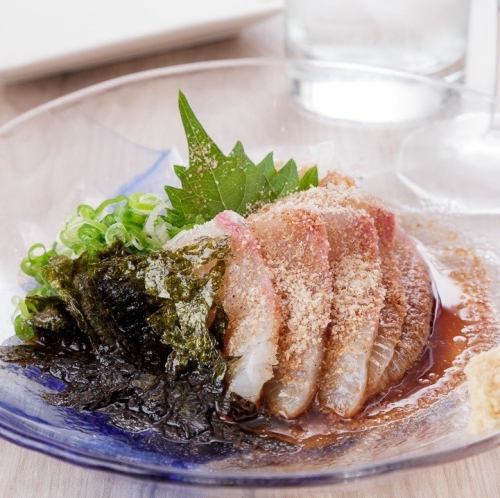 【鮮魚本来の旨味と食欲をそそる豊かな香りが極上の逸品◎】九州定番料理ごまかんぱち1280円(税込)
