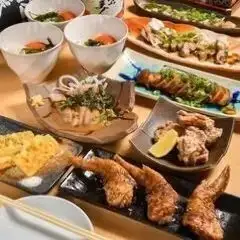 【여름 한정】맥주 포함 120 분 음료 무제한! 극상 말 자수와 이치 보를 맛볼 규슈 일주 사치 코스 6000 엔