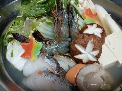 海の鍋(塩出汁)