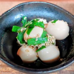 韭菜醬油醃鵪鶉蛋