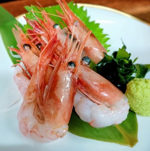 甘エビのお刺身