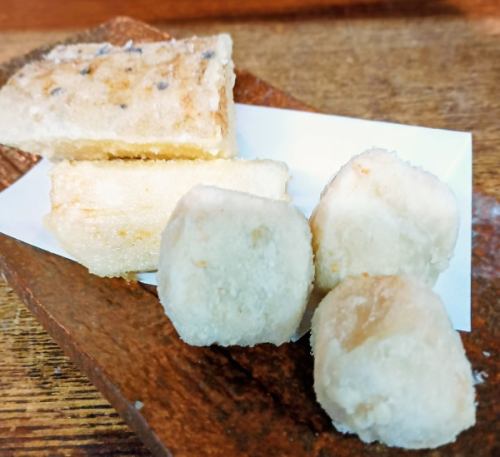長芋と里いもの唐揚げ
