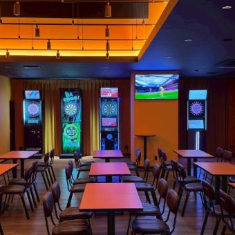 2 hours all-you-can-drink + all-you-can-throw darts plan!